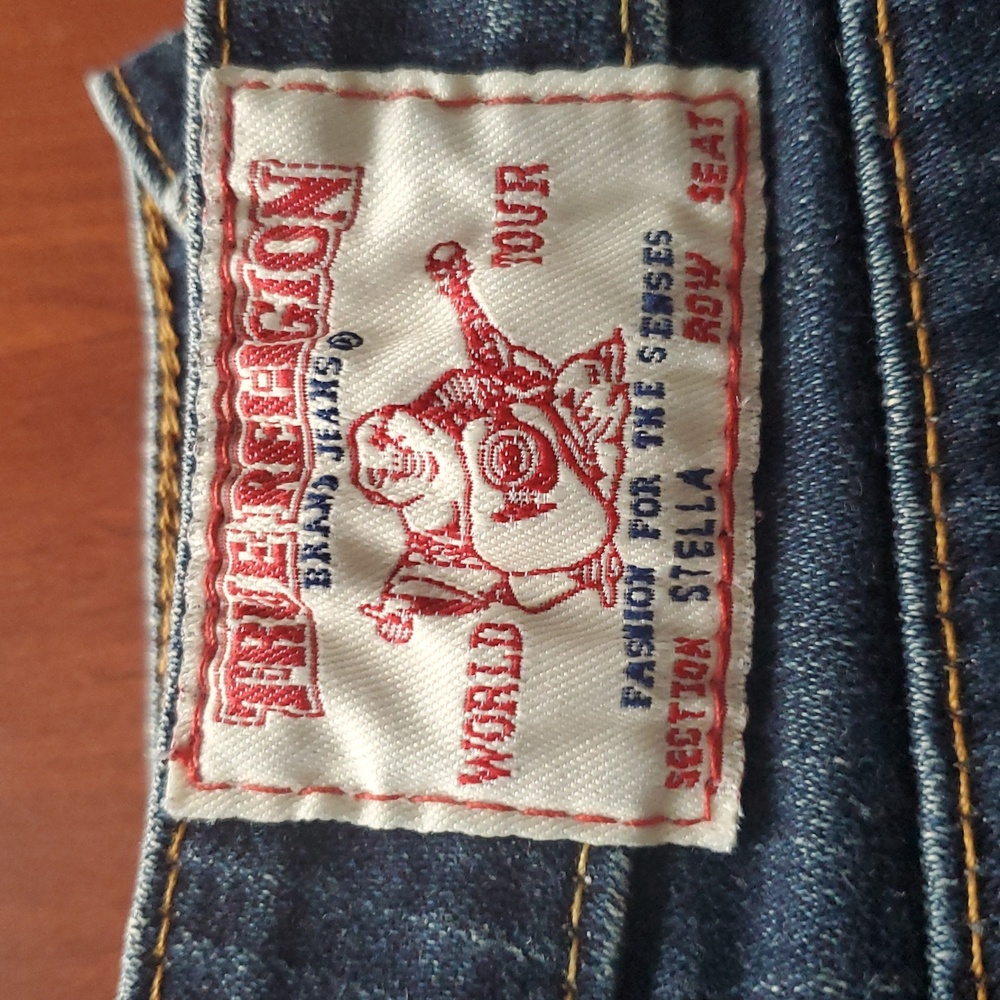 True Religion Dark Blue Jeans Size 28 - Picture 2 of 9